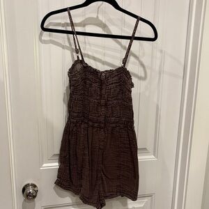 Free People Brown Jumpsuit